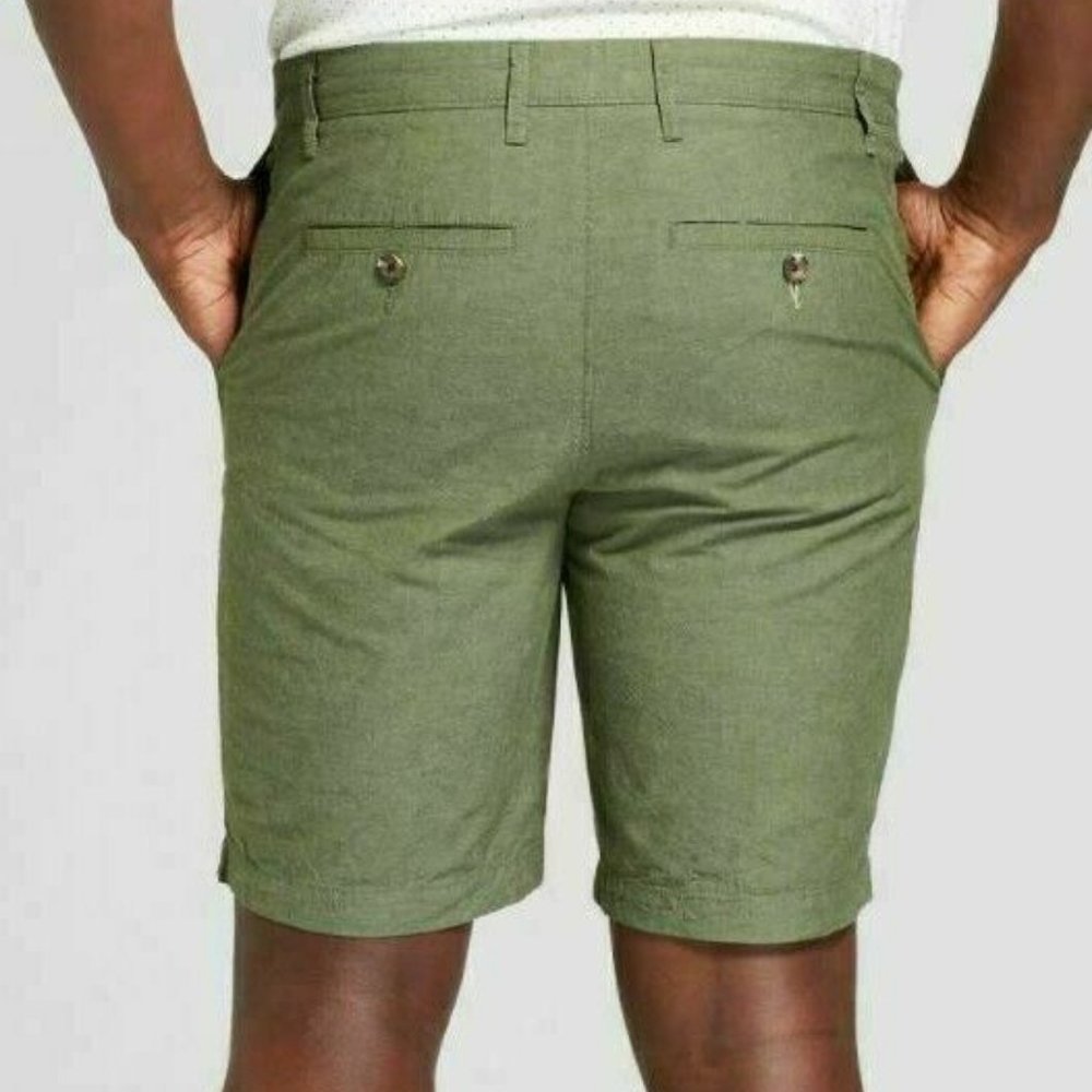 Goodfellow & Co Men's Big & Tall Textured Linden Flat Front Shorts - Siz… - Picture 2 of 4